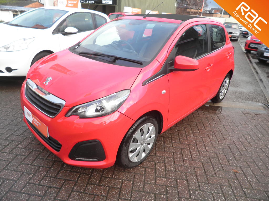 65 peugeot 108 Top 5dr red Peugeot 108 Top for sale at wirral small cars